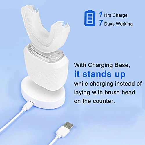 Ultrasonic Electric Toothbrush - U Shaped Wireless Charging