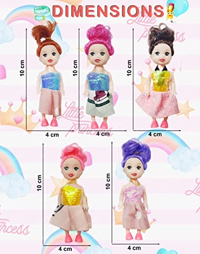 Tiny Tot Dolls - 10 CM Plastic Ages 3+ Pack