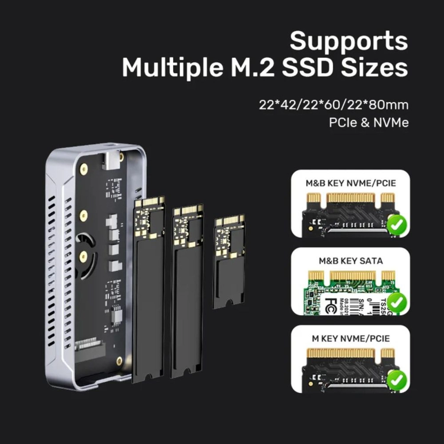 SolidForce Reefer Pro - USB4 M-Key and B+M-Key 22x42 22x60 22x80mm