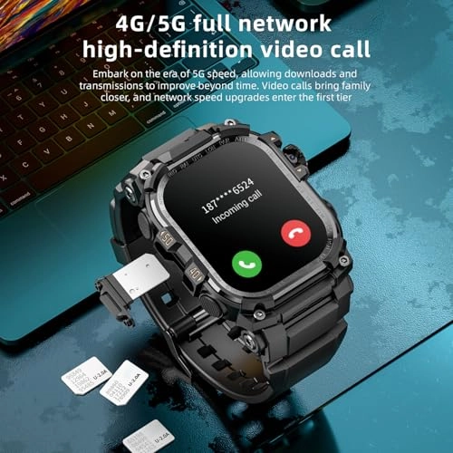 Smartwatch 60.4mm ABS+PC LTE GPS