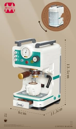 Building Block Coffee Machine - coffee maker 663pcs