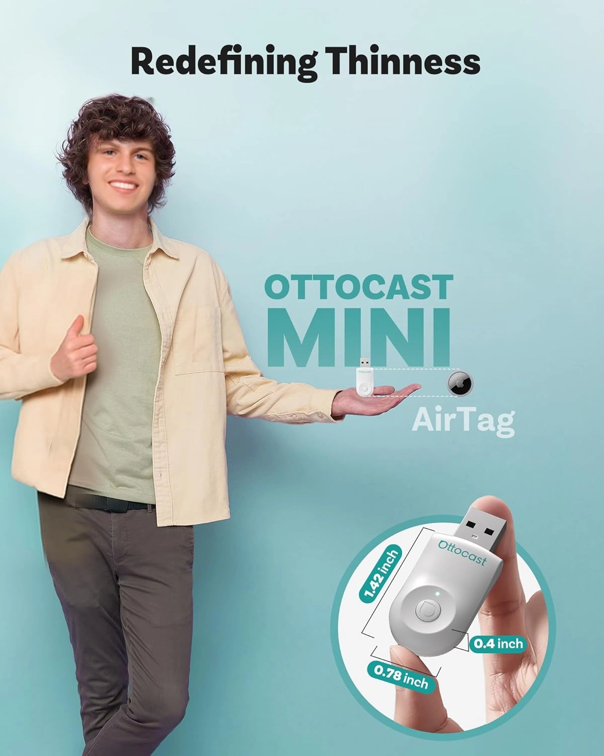 Mini 2025 - Wireless CarPlay Android Auto USB