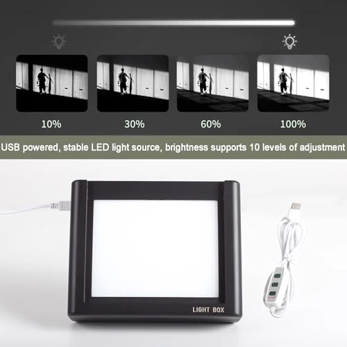 Mobile Film Scanner - Slides and Negative Copying LED Lighted Viewing