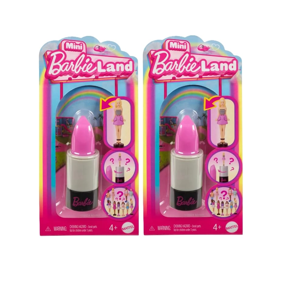 Barbie Mini BarbieLand Fashionistas - 1.5-inch Pack of 2 Ages 4+