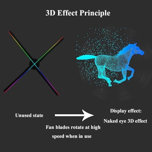 3D Hologram Fan - For Room 420*420*110mm
