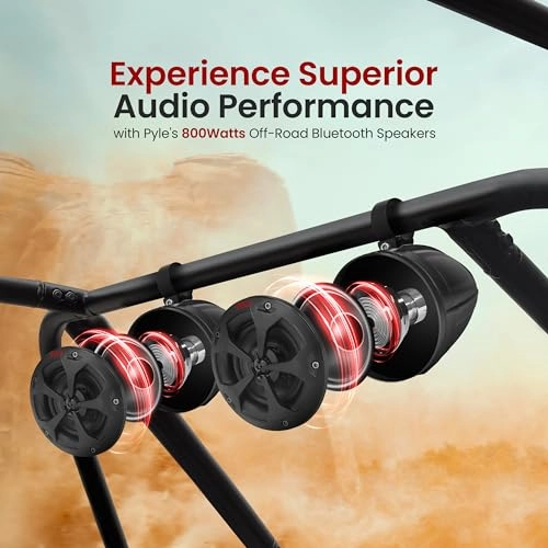 Marine Speaker System - 4" 800W