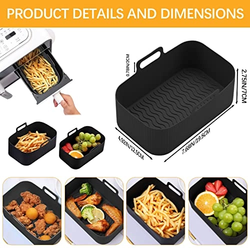 Silicone Air Fryer Liners - Silicone 2Pcs