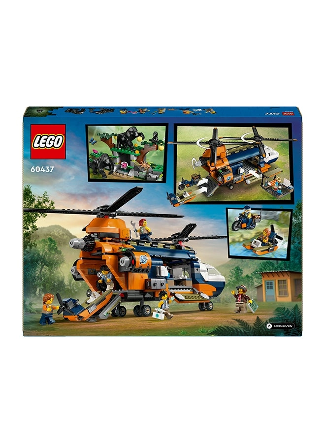 City Jungle Explorer Helicopter at Base Camp (60437)
