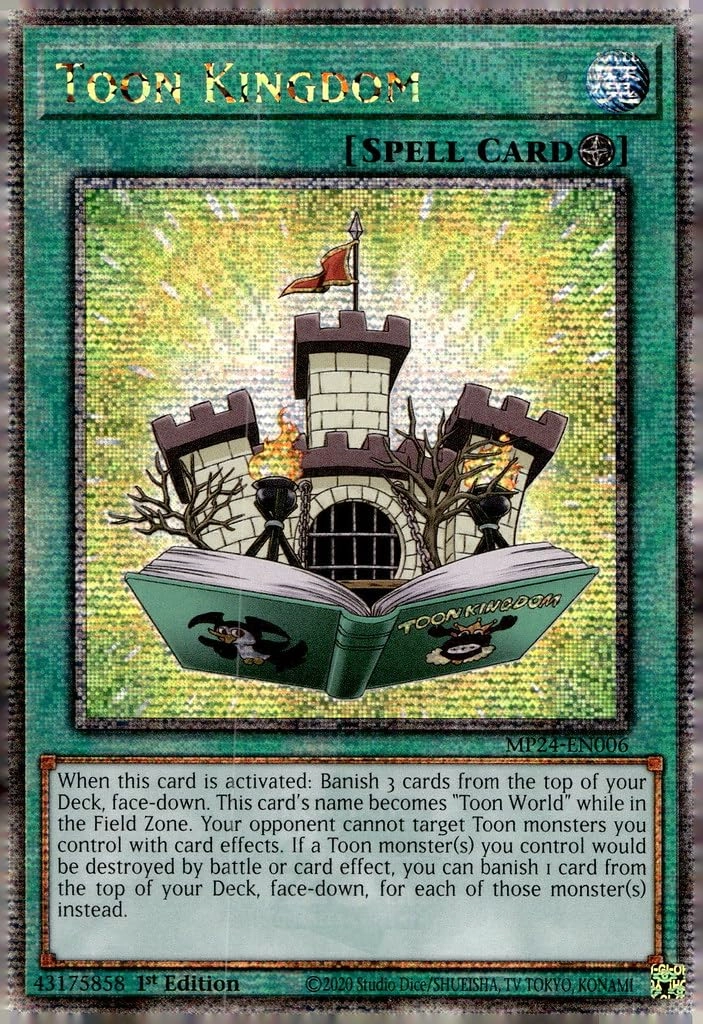 Yu-Gi-Oh! Toon Kingdom MP24-EN006 - Quarter Century Secret Rare 1st Edition