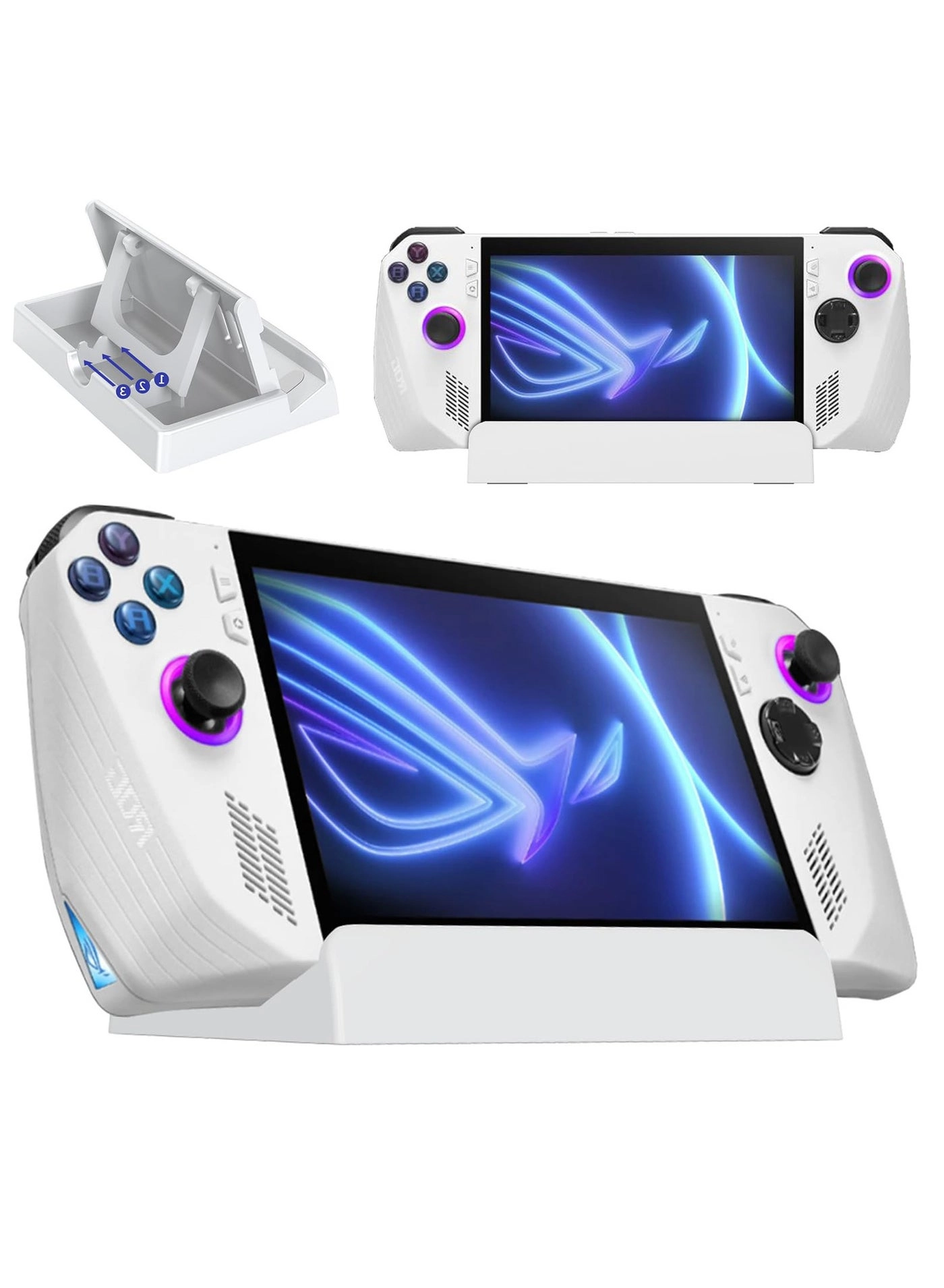 Kickstand for ROG Ally - MultiAngle AntiSlip White