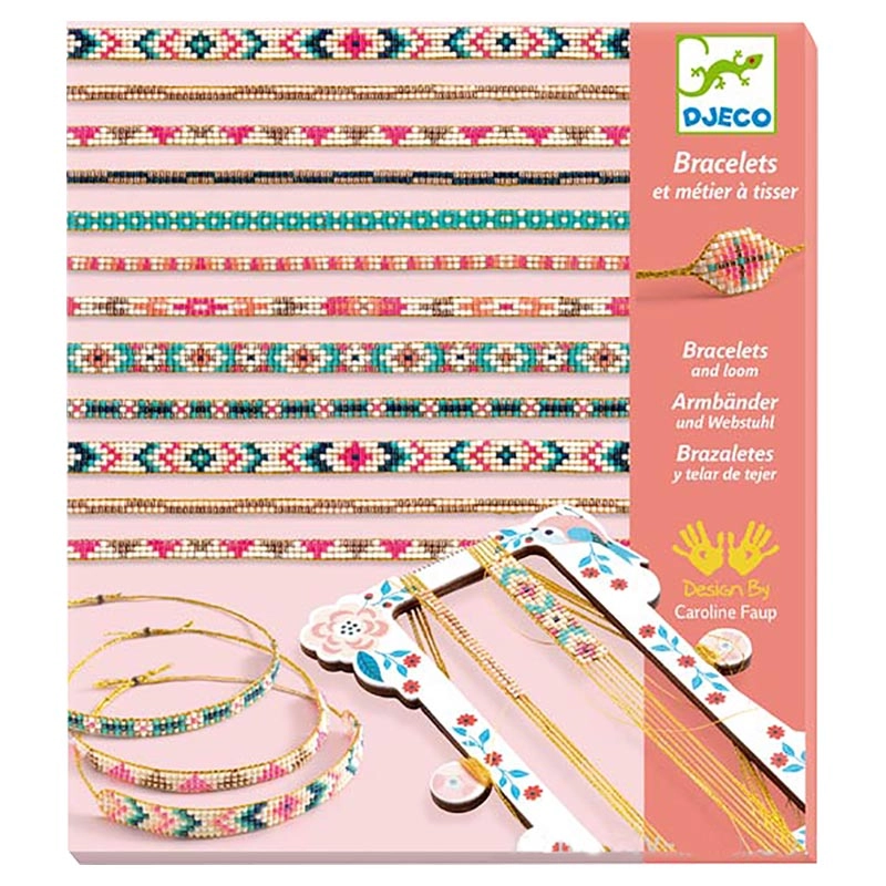 DJECO Tiny Beads Bracelet Workshop Kit - Loom Beads Instructions