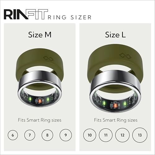 Smart Ring Protector - L for 10/11/12/13 7mm and 8mm Silicone Green