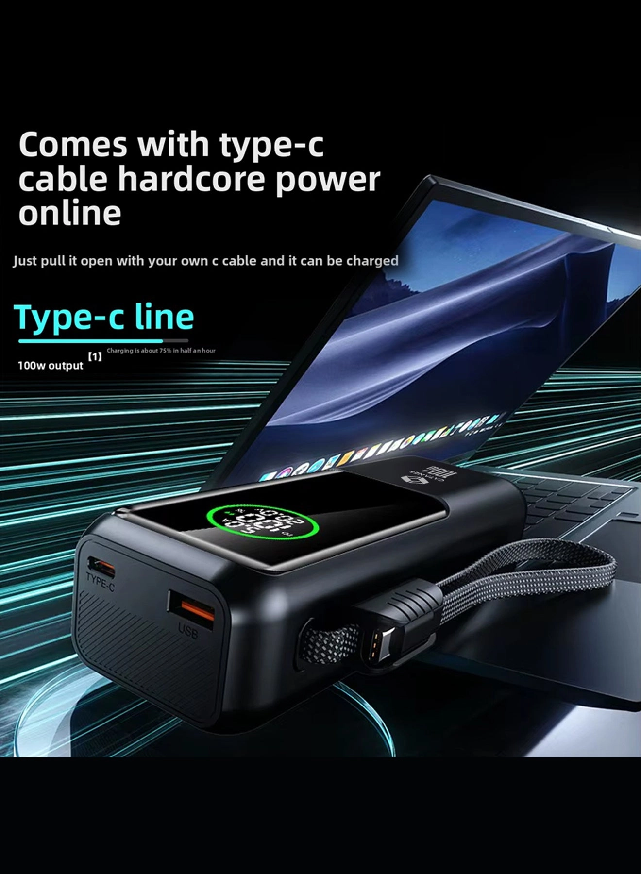 FASTCHARGING - 20000mAh 100W Fast charging