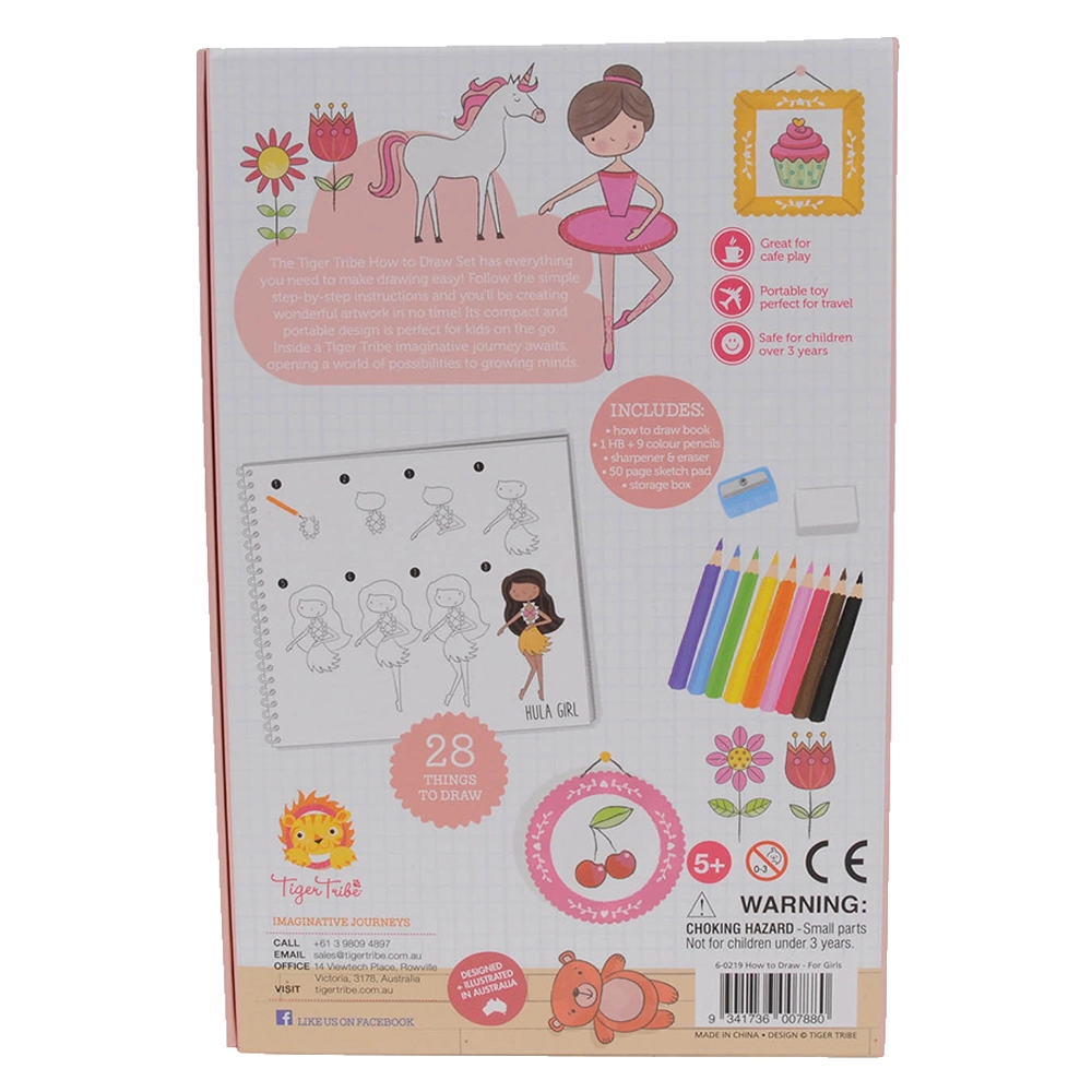 How to Draw Fairy tales - color pencils, pencil sharpener and eraser