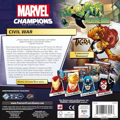 Marvel Champions: The Card Game - Civil War (German)