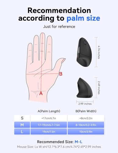 Ergonomic Vertical Mouse - USB