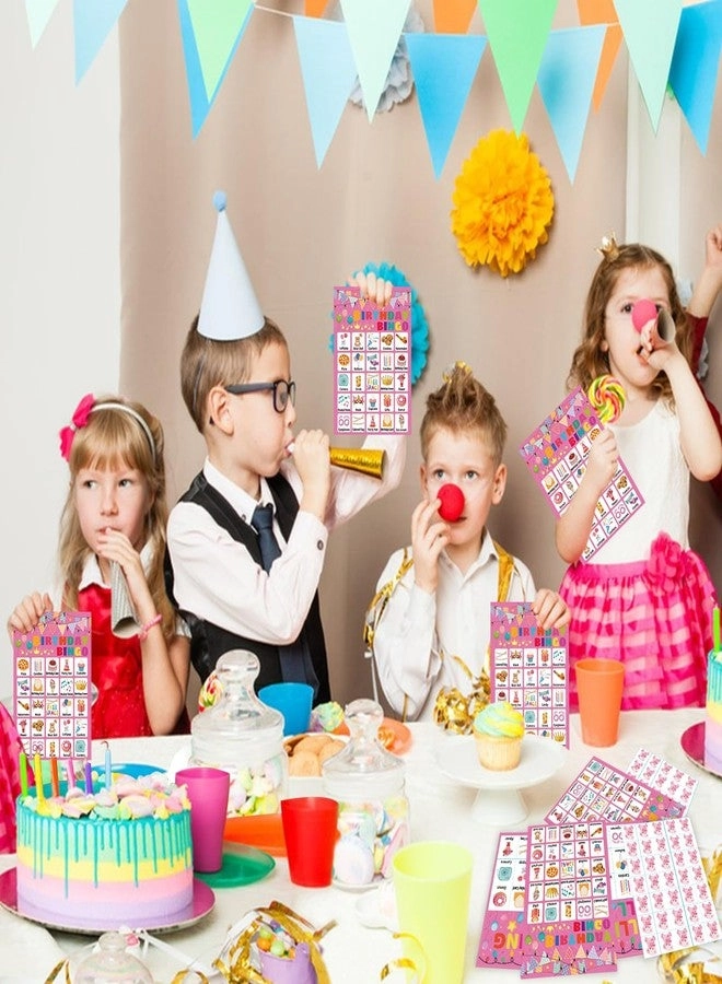 Birthday Bingo Game Cards