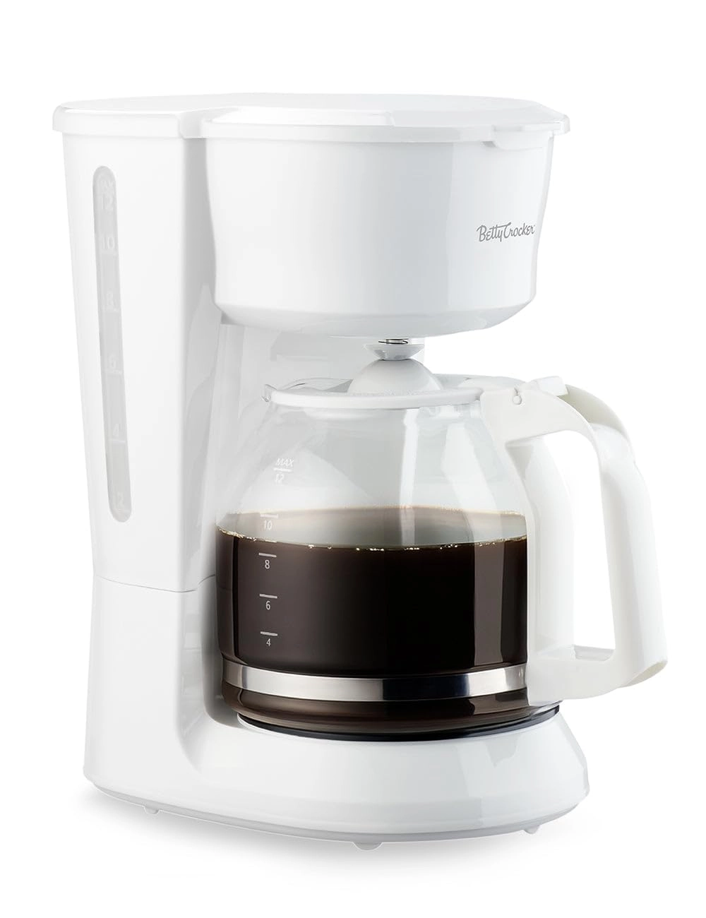 Betty Crocker BC-5729W - 12-Cup Auto Shut-Off Glass Carafe