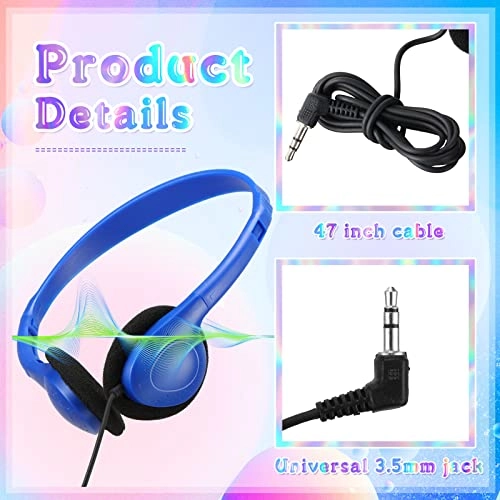 100 Pack School Headphones - Wired Headphone