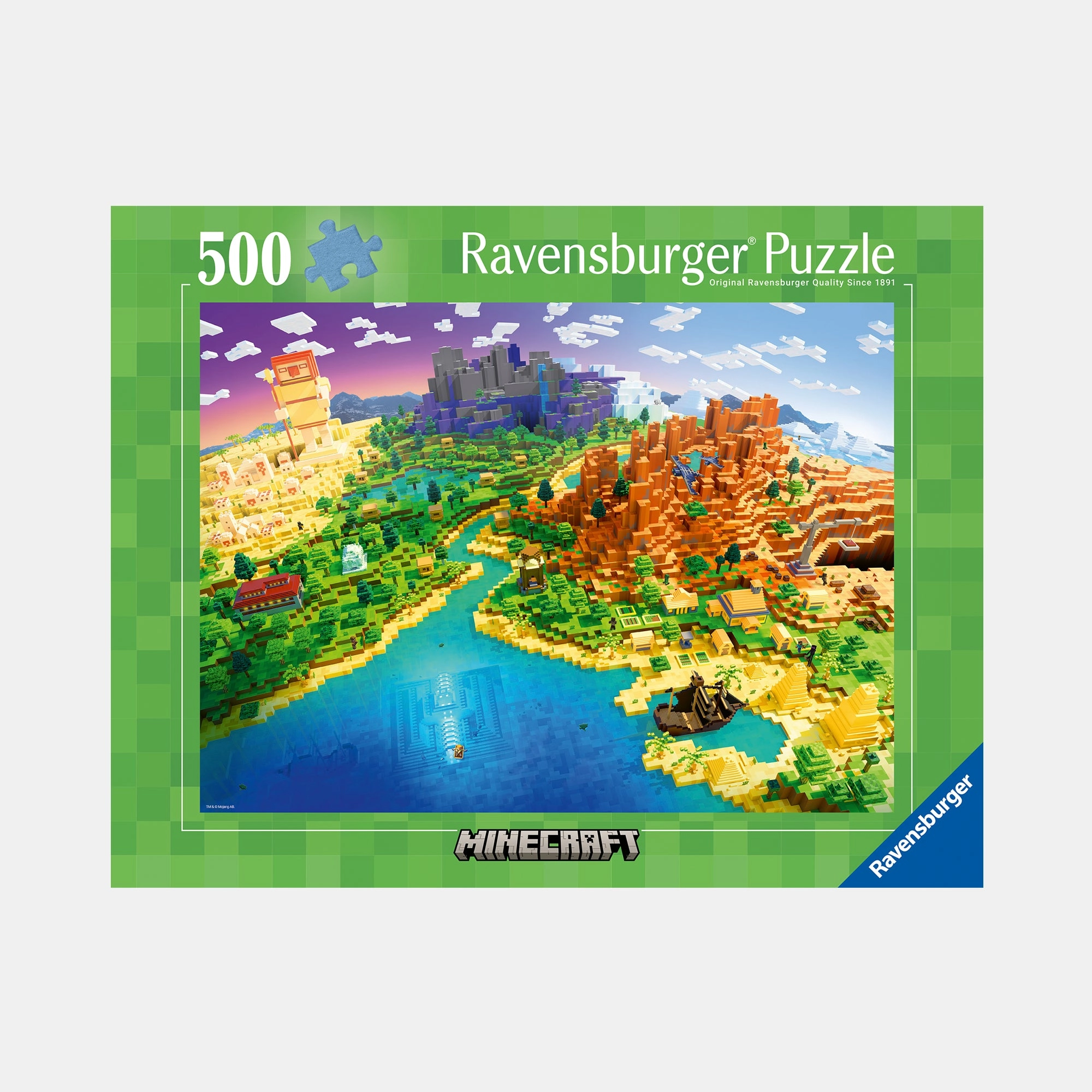 World Of Minecraft Puzzle (B363771) - 500 pcs