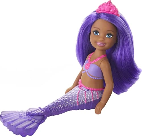 Barbie Dreamtopia Chelsea Mermaid Doll - 6.5-Inch Multicolor Ages 3+