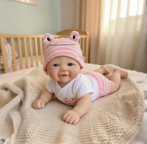 Reborn Baby Doll - 12 inch Full Silicone Girl Ages 3+