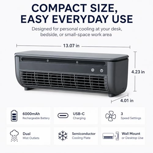 Wireless Charging Air Conditioner Fan - 20 watts