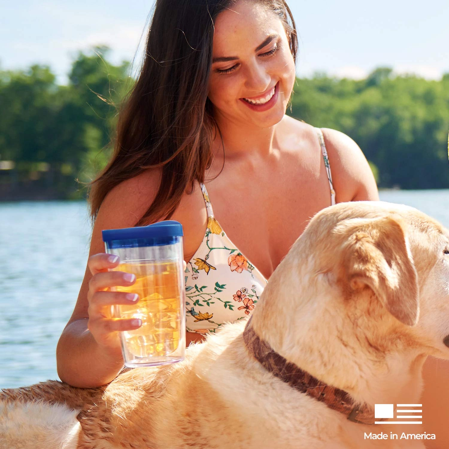 Plastic Primary Logo Insulated Tumbler Cup - 473ml
