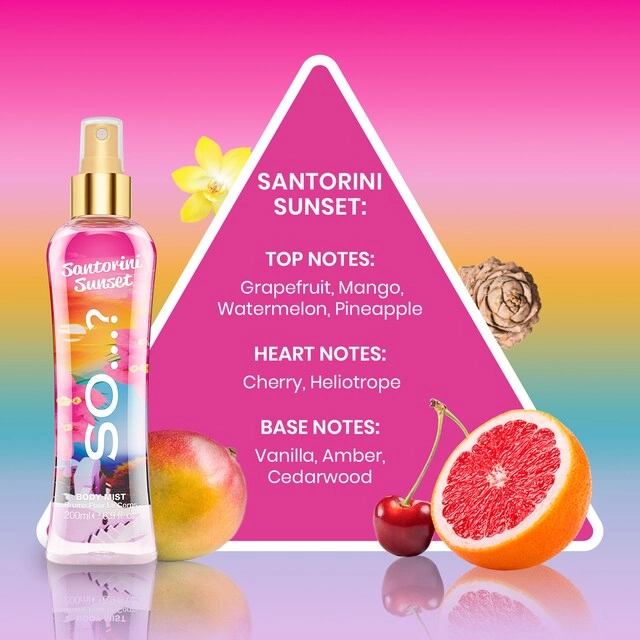 Santorini Sunset Body Mist - 200 ml