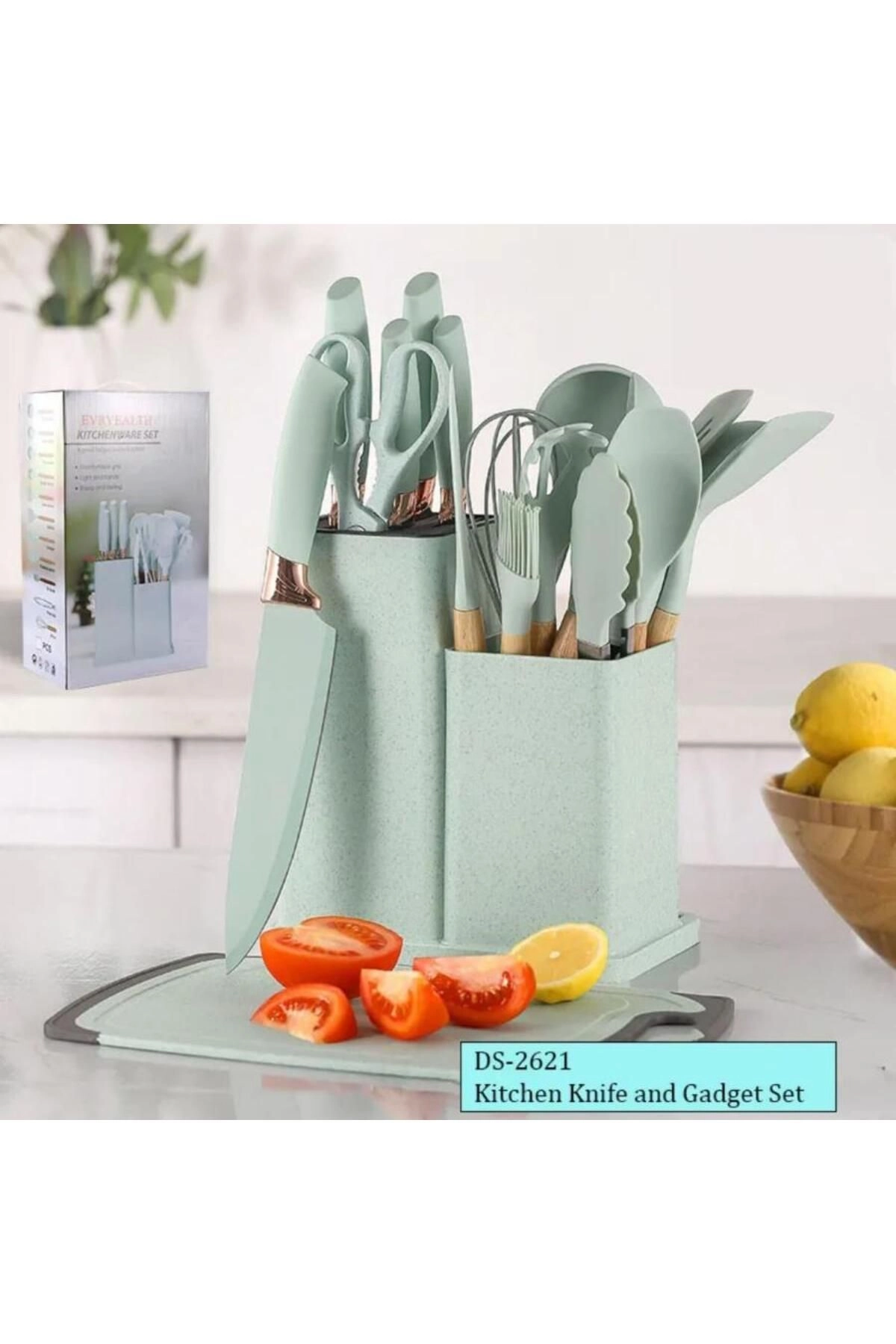 Silicone Cooking Utensil Set - 19-Pc