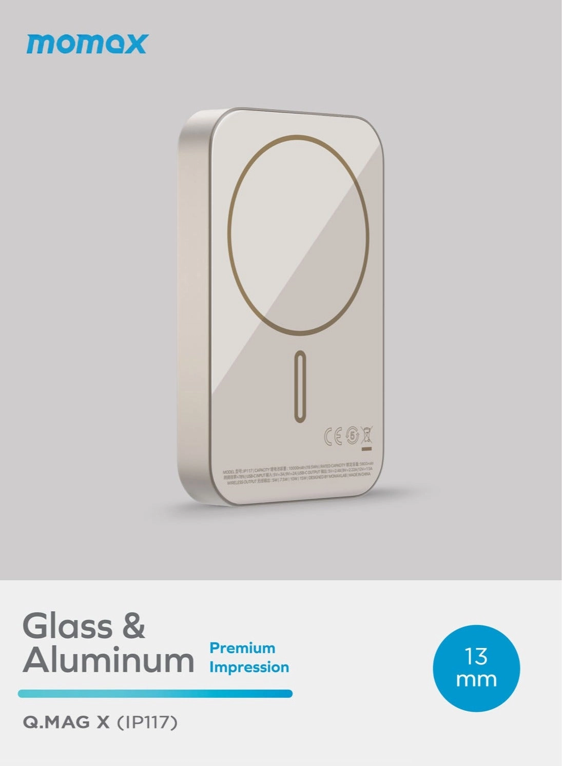 IP117D - 10000mAh 15W Wireless