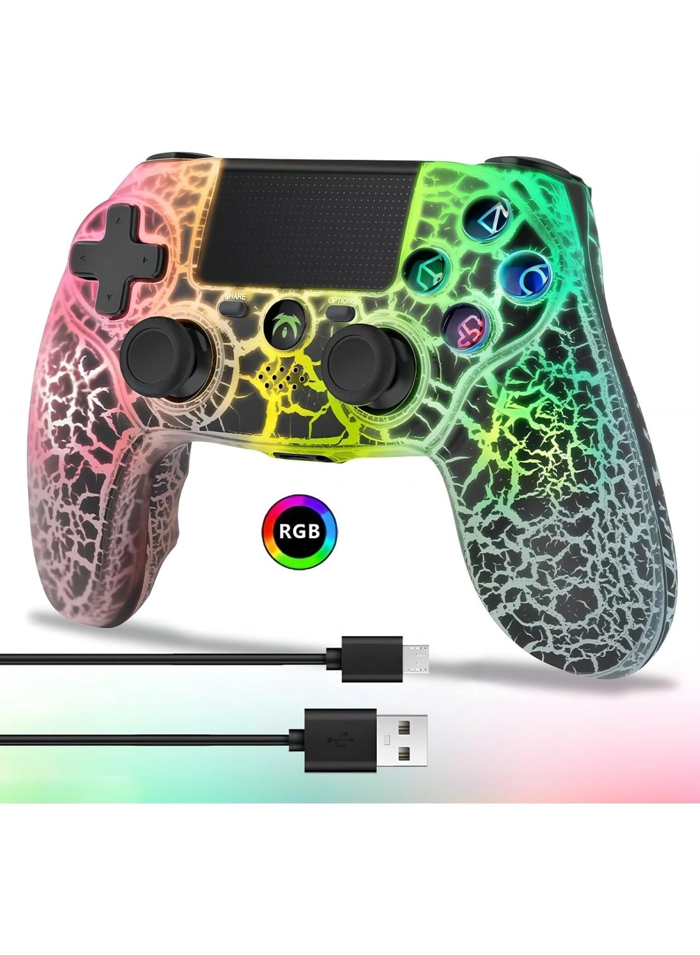 Wireless Controller - White PS4 PC iOS