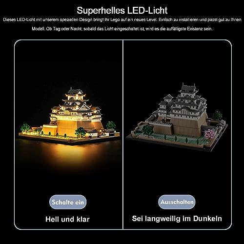 21060 Himeji Castle Lighting Kit - Remote Control LED