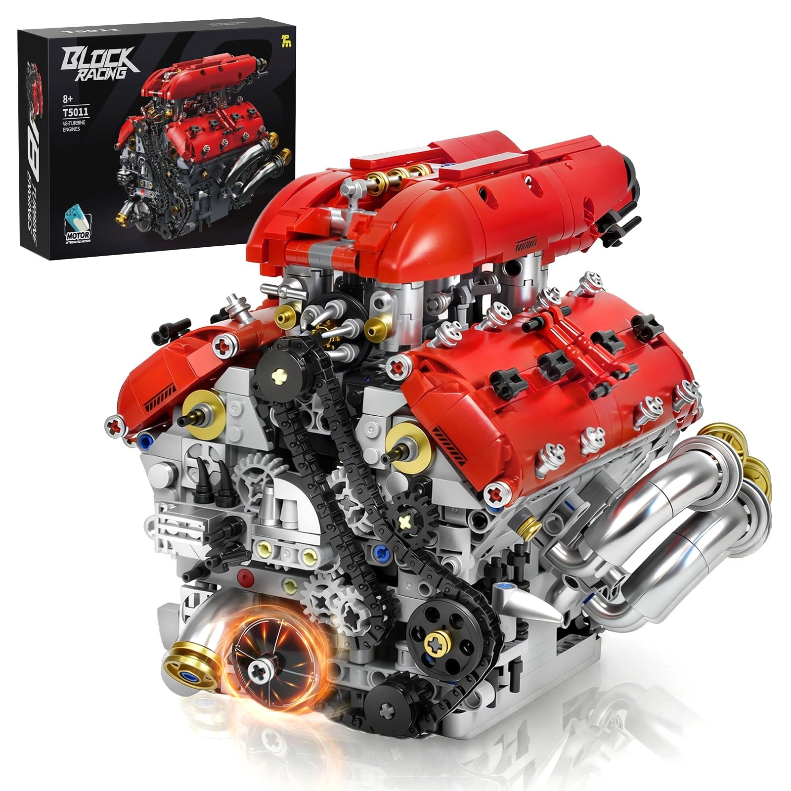 NEXTJOY V8 Engine Model Kit - 1 pcs