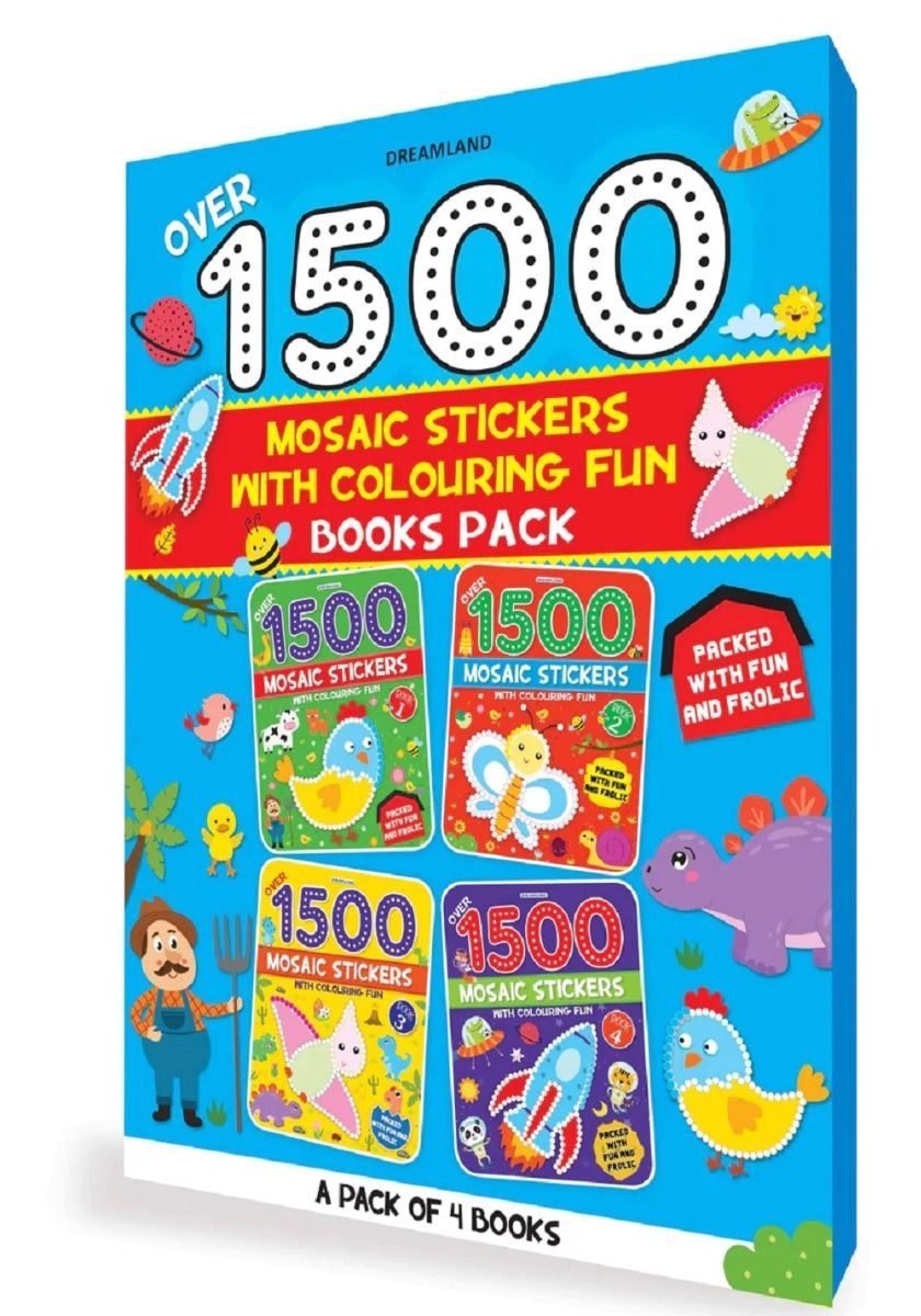 Dreamland 1500 Mosaic Stickers Activity Books - 1500 piece(s)