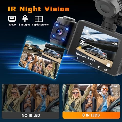 4 Channel Dash Cam - 1080P 30FPS