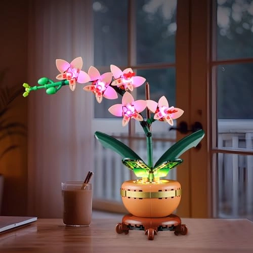 LED Light Kit Compatible with Lego Mini Orchid Set