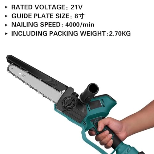 Mini Chain Saw - 8in 21V 1500mAh