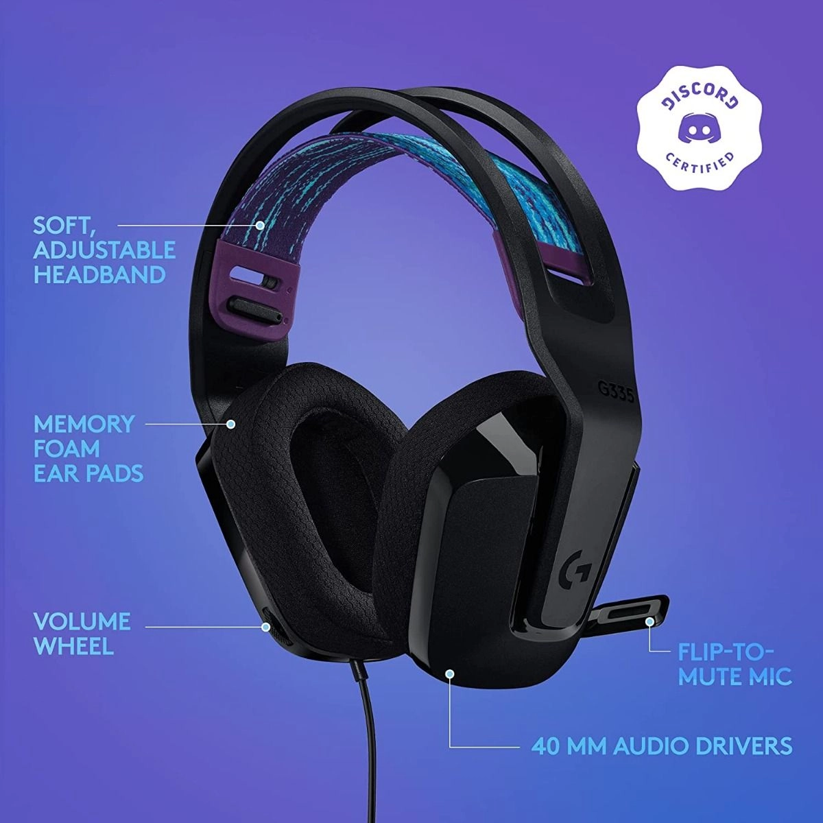 G335 Wired Headset