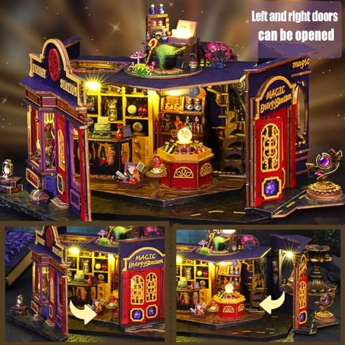 Miniature Wooden Dollhouse Furniture Kit - Creative Room 1:24