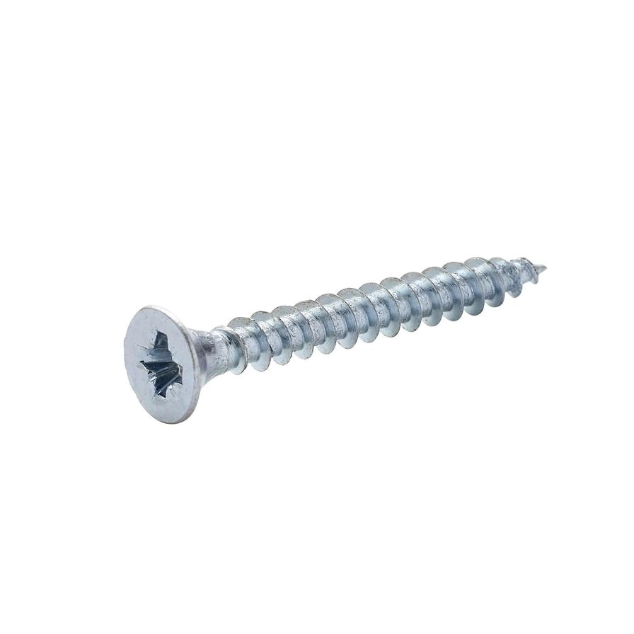 Zinc-Plated Carbon Steel Wood Screw Pack 3.5mm 30mm