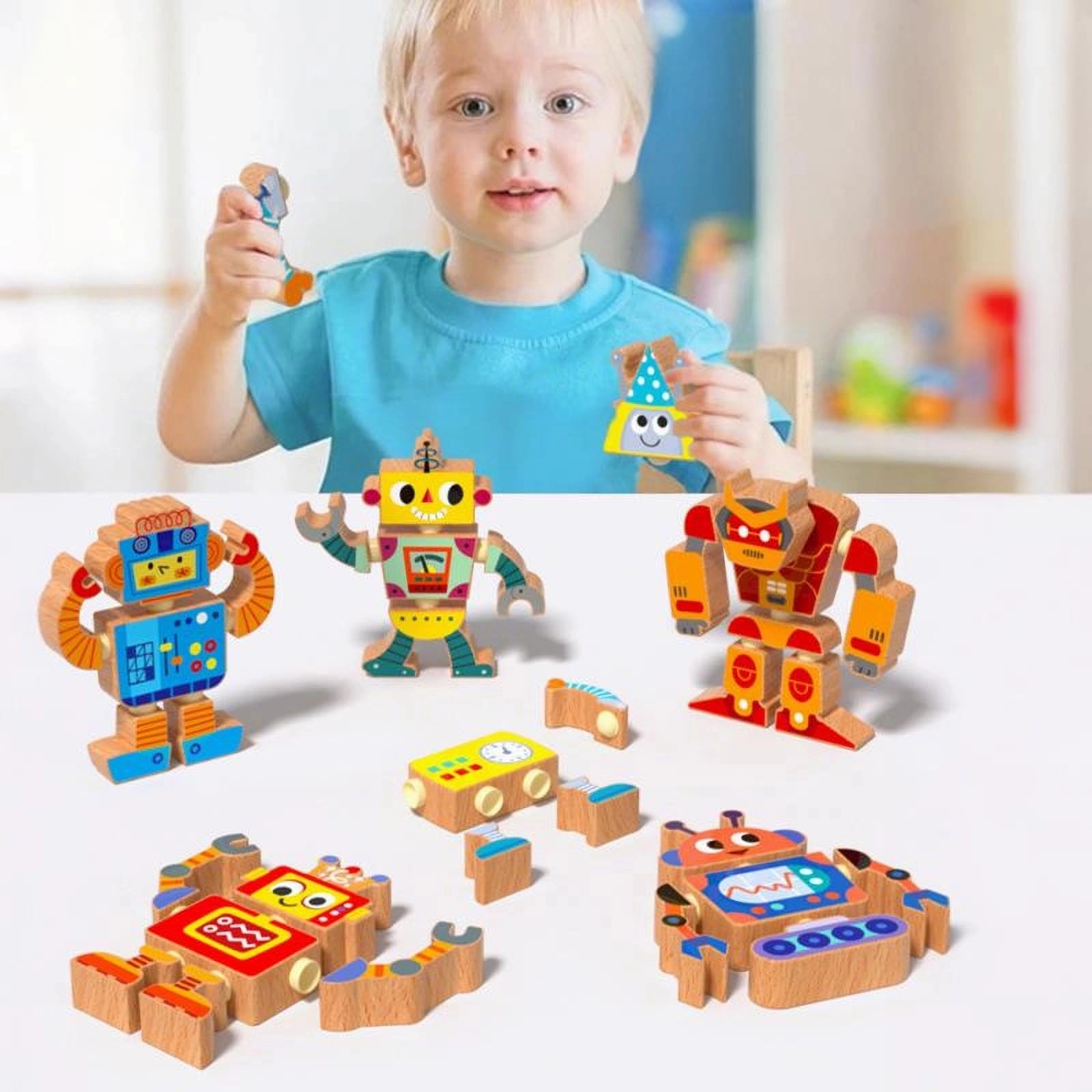 YECHISY Robot Take Apart Playset - 30 pcs