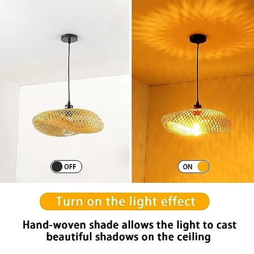 Boho Chandelier - 60cm E27 Bamboo