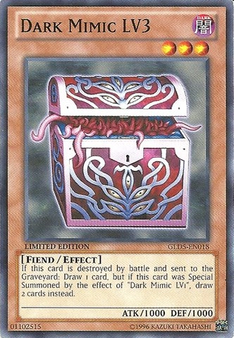 Konami Dark Mimic LV3 GLD5-EN018