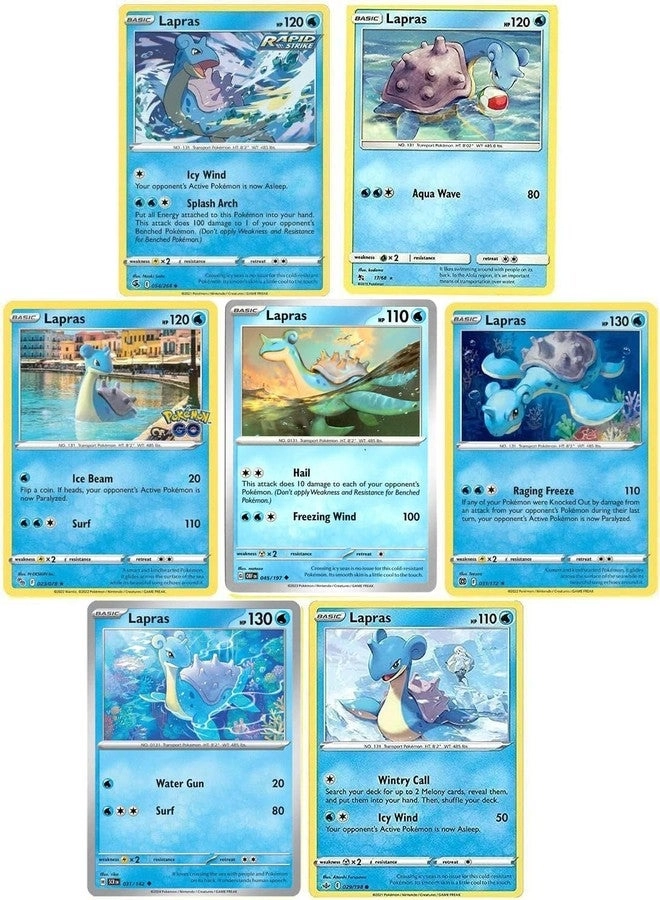 Pokémon Lapras - 7pcs