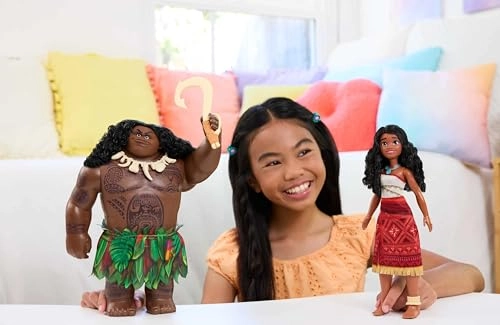 Moana Doll + Maui Doll
