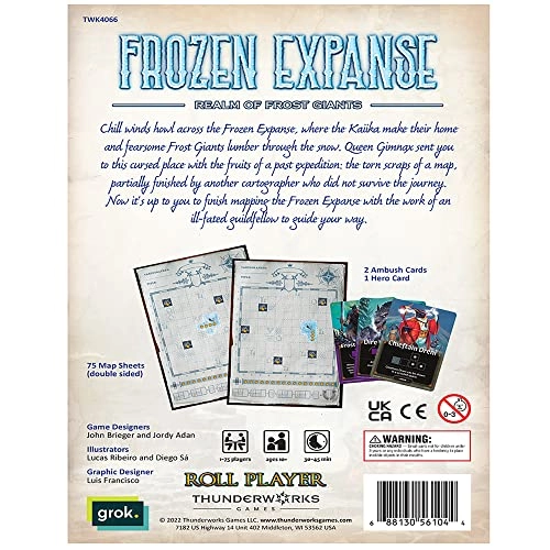 Cartographers: Map Pack 4 - Frozen Expanse - Card Game