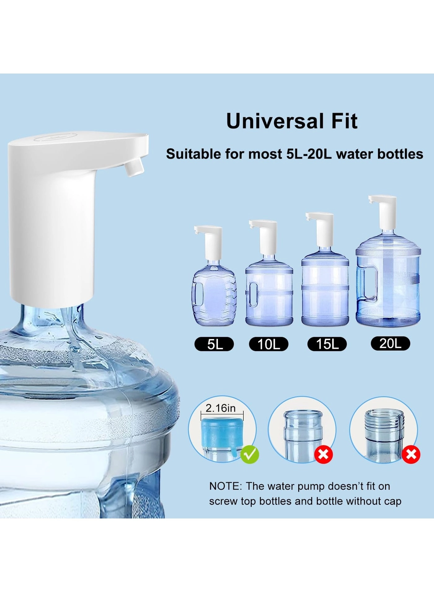 Automatic Water Dispenser Pump - 20L