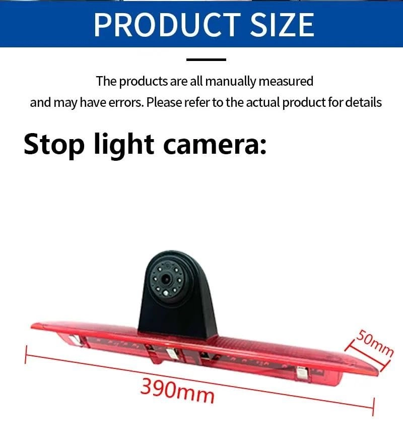 AHD 1080P Brake Light Reverse Camera - Night vision