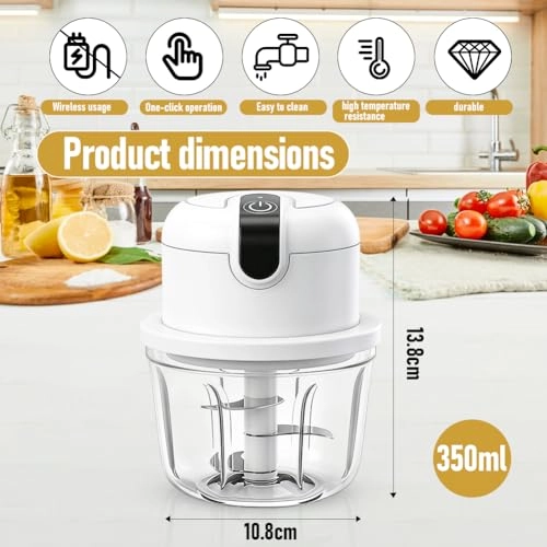 electric multi-chopper - 350 ml USB rechargeable